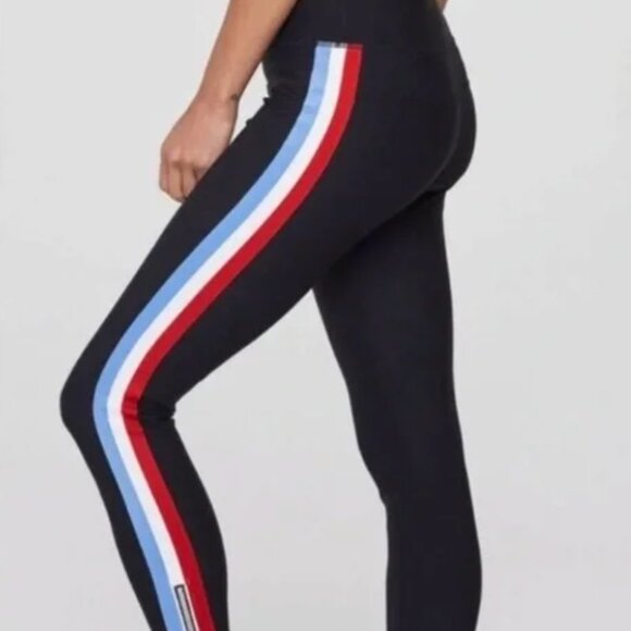 Spiritual Gangster Side Stripe Track Tights Leggings - Size Small $108 - Picture 2 of 9
